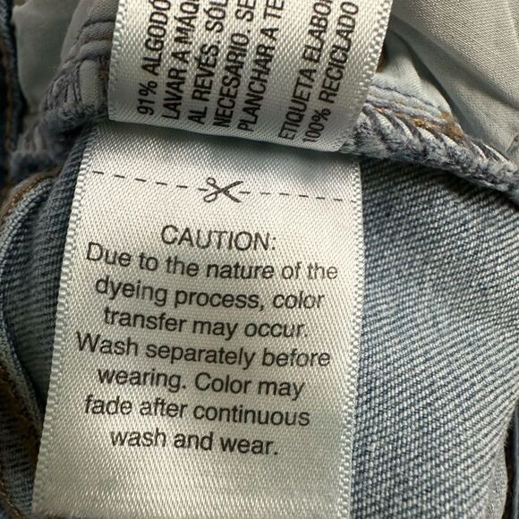 Universal Threads Blue High Rise Skinny Fit Jeans Stretch Size 14/32R - Picture 11 of 11